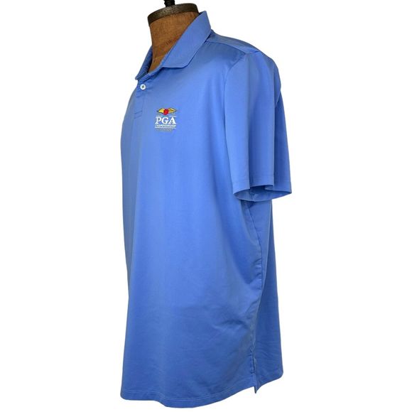 Ralph Lauren RLX Light Blue Golf Polo 2016 PGA Championship Baltusrol Men’s XL - Picture 2 of 5